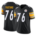 P.Steelers #76 Troy Fautanu Player Black Limited Vapor F.U.S.E. Home Game Odoa Stitched Jerseys
