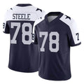 D.Cowboys #78 Terence Steele Player Navy-White Limited Alternate Vapor F.U.S.E. Home Game Odoa Stitched Jerseys