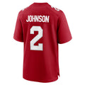 A.Cardinals #2 Will Johnson Player Cardinal Limited Home Game Qdoa Stitched Jerseys