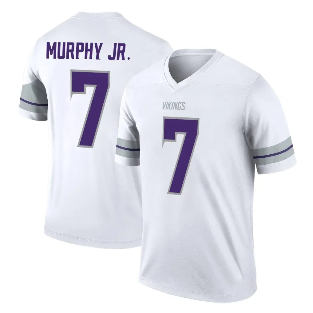 M.Vikings #7 Byron Murphy Jr. Player White Alternate Legend Home Game Odoa Stitched Jerseys
