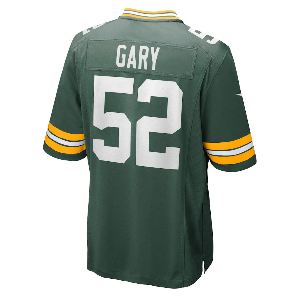 Odoa GB.Packers #52 Rashan Gary Green Game Jersey