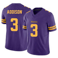 M.Vikings #3 Jordan Addison Player Purple Limited Alternate Vapor F.U.S.E. Home Game Odoa Stitched Jerseys