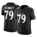 B.Ravens #79 Ronnie Stanley Player Black Vapor F.U.S.E. Limited Odoa Stitched Jerseys