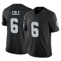 LV.Raiders #6 A.J. Cole Player Black Limited Vapor F.U.S.E. Home Game Odoa Stitched Jerseys