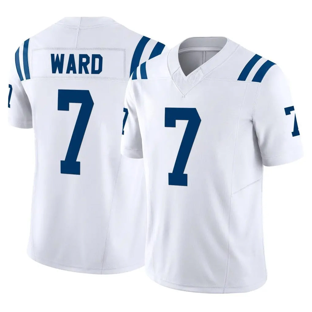 IN.Colts #7 Charvarius Ward Sr. Player White Limited Vapor F.U.S.E. Home Game Odoa Stitched Jerseys