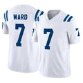 IN.Colts #7 Charvarius Ward Sr. Player White Limited Vapor F.U.S.E. Home Game Odoa Stitched Jerseys