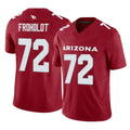 A.Cardinals #72 Hjalte Froholdt Player Cardinal Vapor F.U.S.E. Limited Home Game Odoa Stitched Jerseys