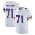M.Vikings #71 Christian Darrisaw Player White Limited Vapor Untouchable Home Game Odoa Stitched Jerseys