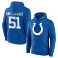 IN.Colts #51 Akeem Davis-Gaither Player Royal Pullover Hoodies Limited Game Odoa Stitched Jerseys