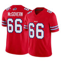 B.Bills #66 Connor McGovern Player Red Vapor F.U.S.E. Jersey Limited Home Game Odoa Stitched Jerseys