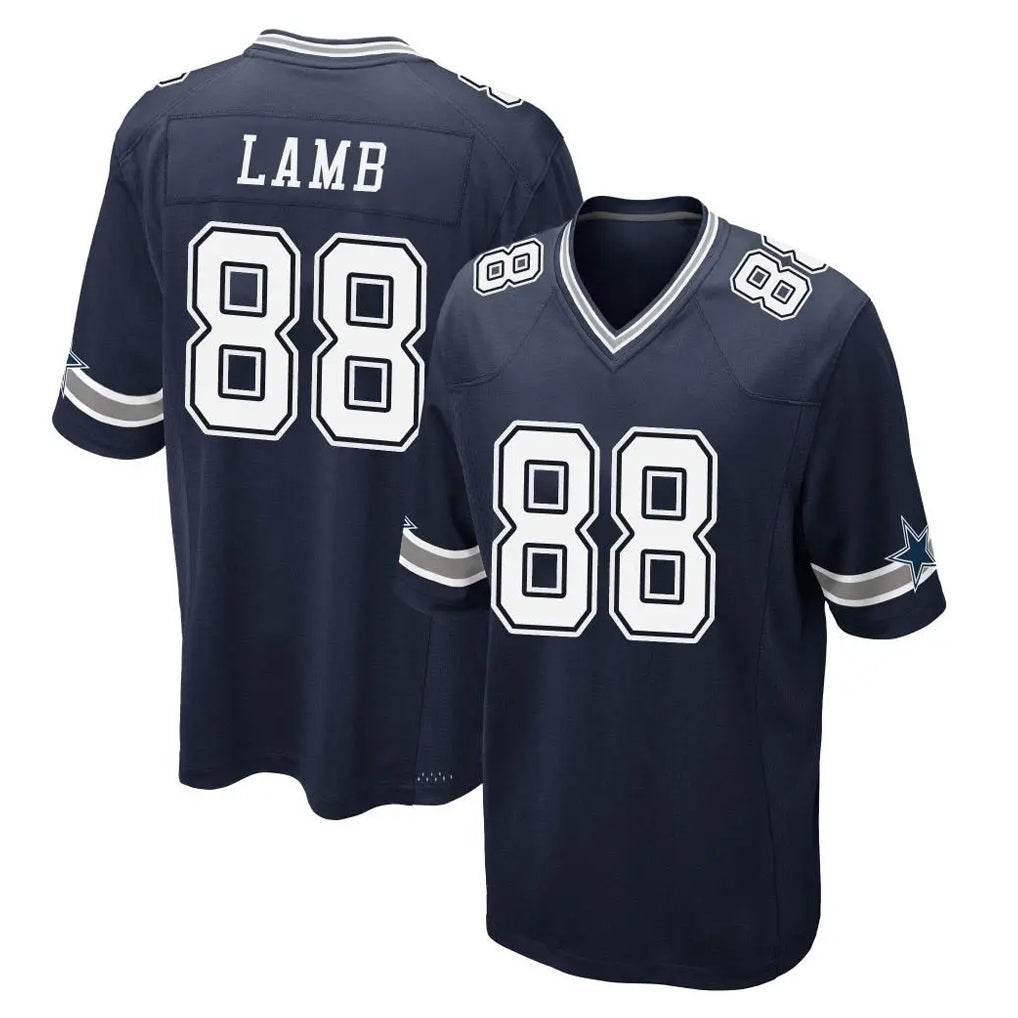 D.Cowboys #88 CeeDee Lamb Player Navy Home Game Odoa Stitched Jerseys