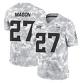 M.Vikings #27 Jordan Mason Player Arctic Camo Salute To Service Limited Game Odoa Stitched Jerseys
