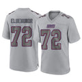 NY.Giants #72 Jermaine Eluemunor Player Gray Atmosphere Fashion Limited Game Odoa Stitched Jerseys