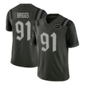 NY.Jets #91 Jowon Briggs Player Green Limited 2025 Rivalries Collection Home Game Odoa Stitched Jerseys