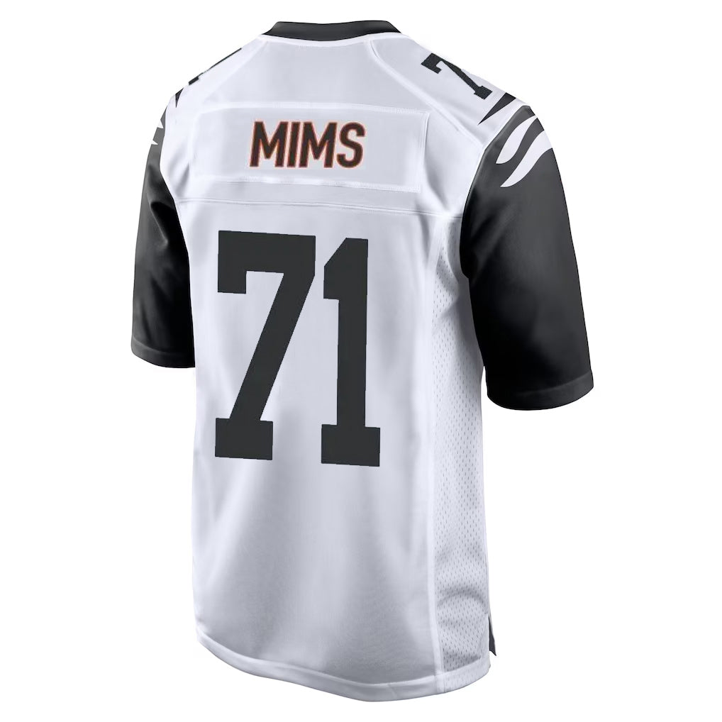 C.Bengals #71 Amarius Mims Player White Alternate Home Game Odoa Stitched Jerseys