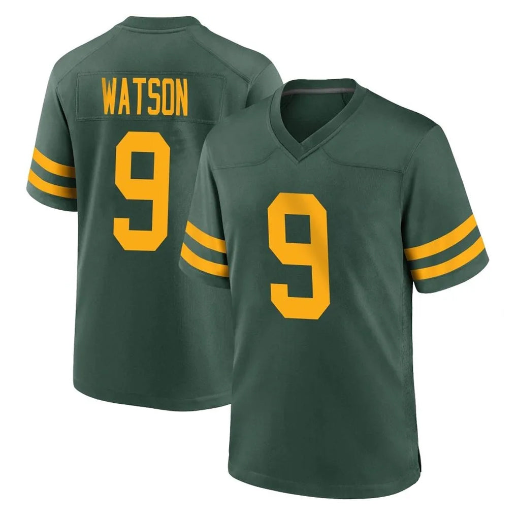 GB.Packers #9 Christian Watson Player Green Alternate Home Game Odoa Stitched Jerseys
