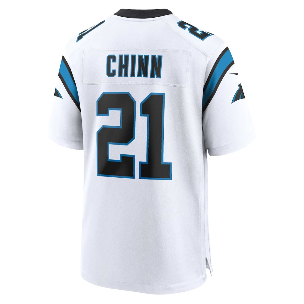 Odoa C.Panthers #21 Jeremy Chinn White Game Jersey
