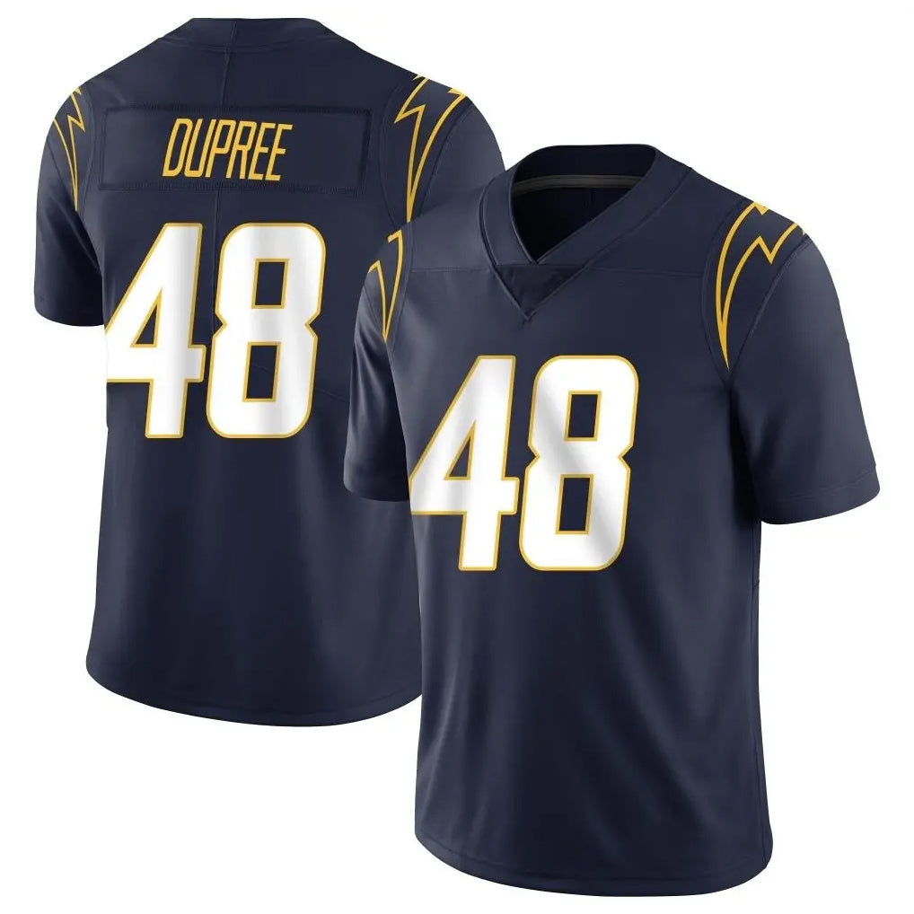 LA.Chargers #48 Bud Dupree Player Navy Limited Vapor Untouchable Home Game Odoa Stitched Jerseys