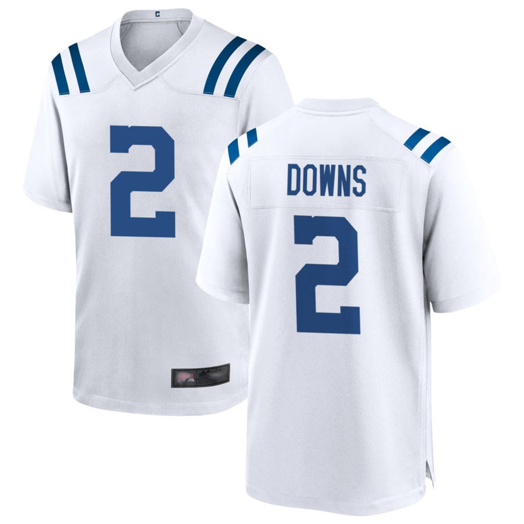 IN.Colts #2 Josh Downs Player White Home Game Odoa Stitched Jerseys