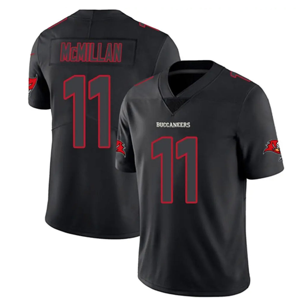 TB.Buccaneers #11 Jalen McMillan Player Black Impact Limited Home Game Odoa Stitched Jerseys