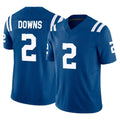 IN.Colts #2 Josh Downs Player Royal Limited Vapor F.U.S.E. Home Game Odoa Stitched Jerseys