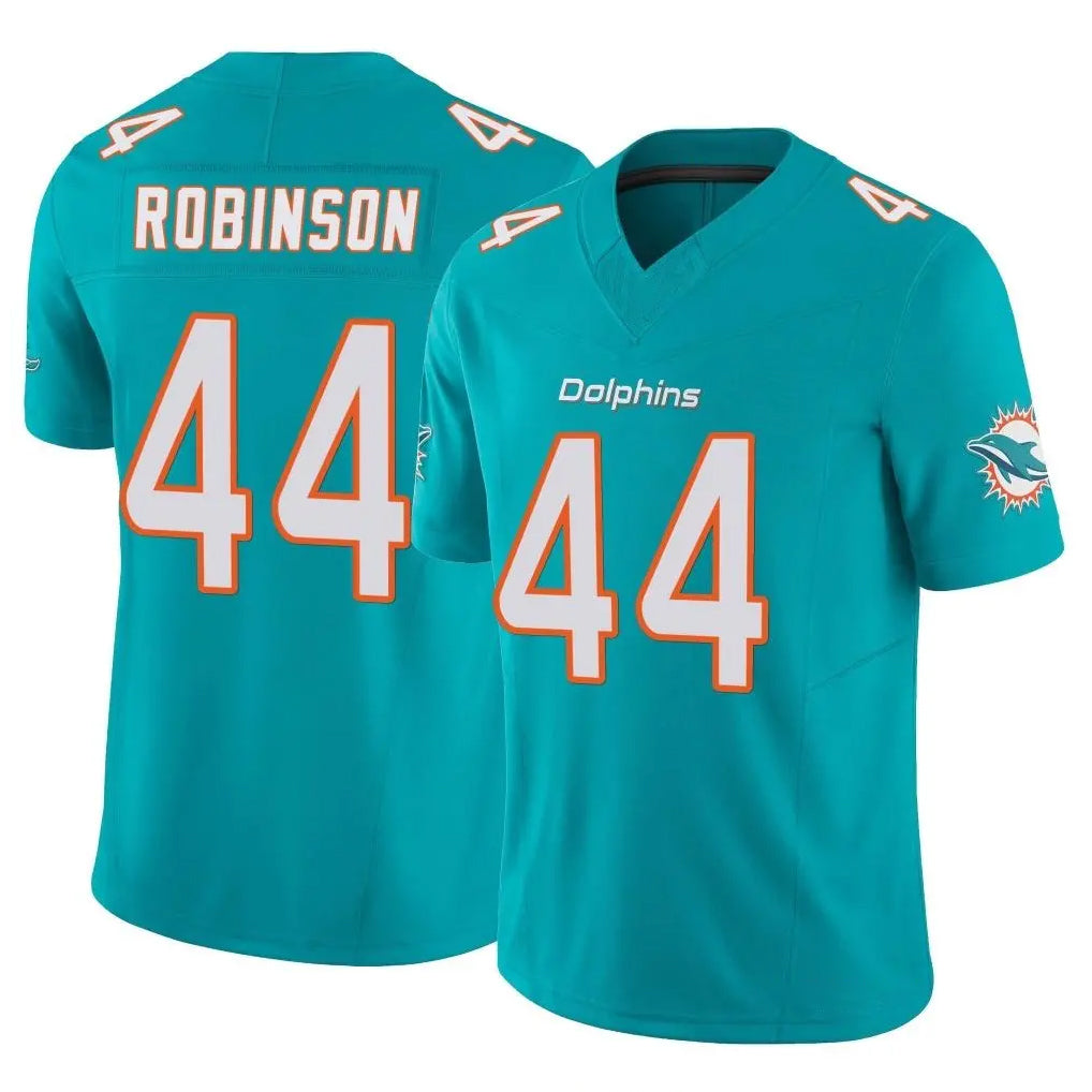 M.Dolphins #44 Chop Robinson Player Aqua Limited Vapor F.U.S.E. Home Game Odoa Stitched Jerseys