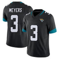 J.Jaguars #3 Jakobi Meyers Player Black Vapor F.U.S.E. Limited Home Game Odoa Stitched Jerseys