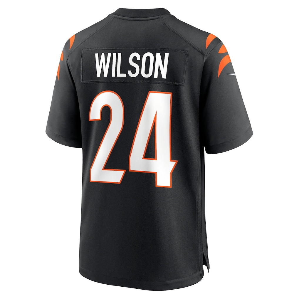 Odoa C.Bengals #24 Marco Wilson Black Team Game Jersey