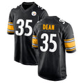 P.Steelers #35 Jamel Dean Player Black Home Game Odoa Stitched Jerseys