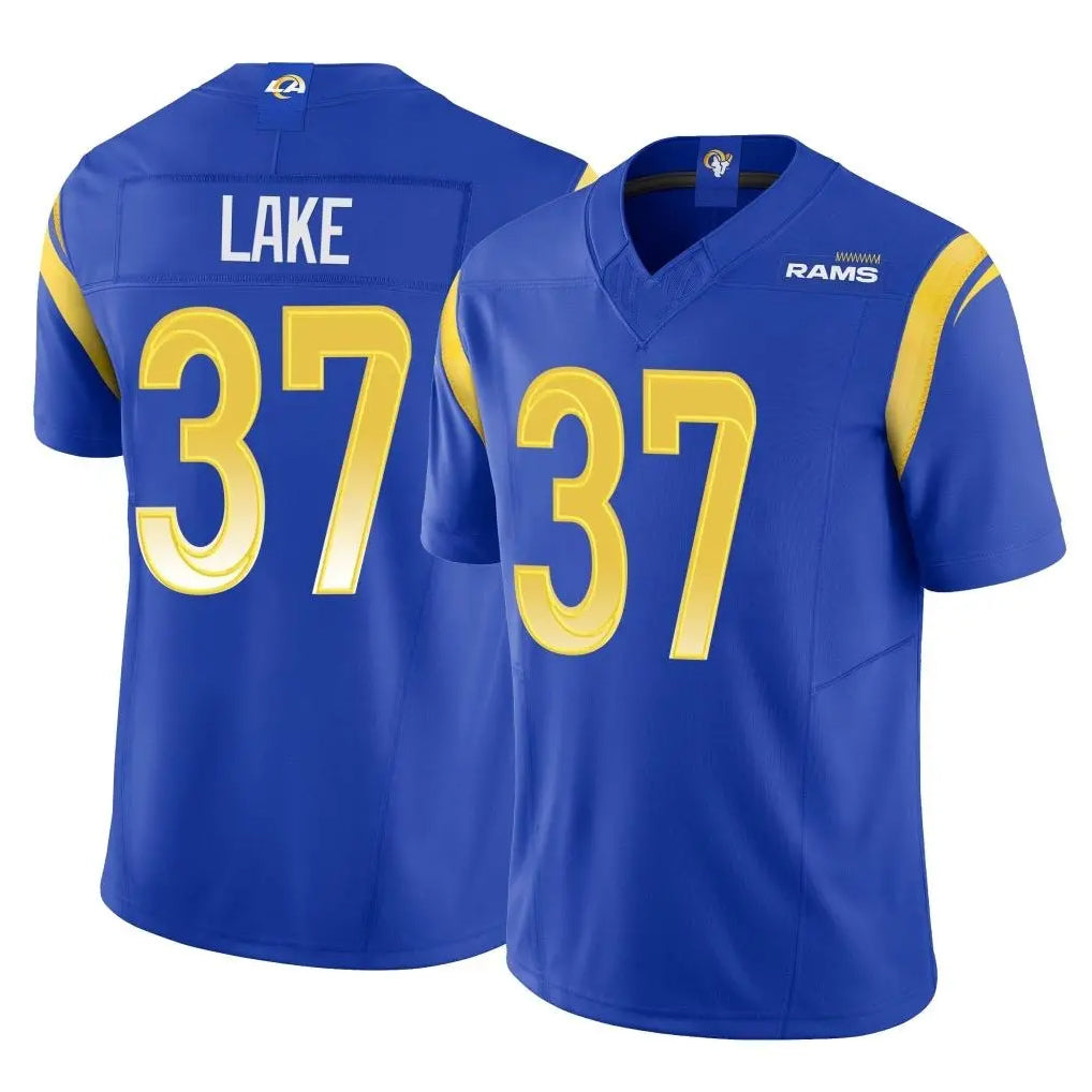 LA.Rams #37 Quentin Lake Player Royal Limited Vapor F.U.S.E. Home Game Odoa Stitched Jerseys