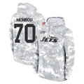 NY.Jets #70 Armand Membou Player Arctic Camo Salute to Service Pullover Hoodies Limited Game Odoa Stitched Jerseys