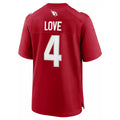 A.Cardinals #4 Jeremiyah Love Player Cardinal Limited Home Game Odoa Stitched Jerseys