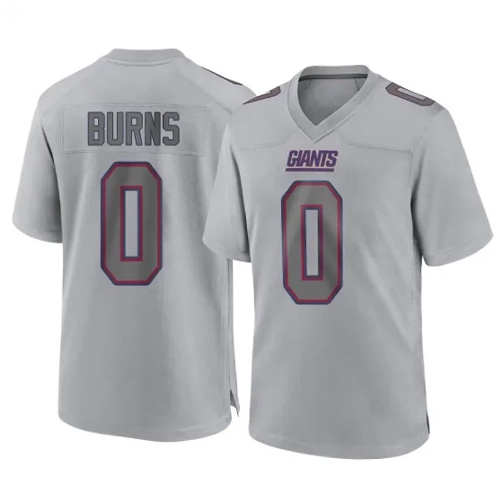 NY.Giants #0 Brian Burns Player Gray Atmosphere Fashion Limited Game Odoa Stitched Jerseys