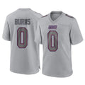 NY.Giants #0 Brian Burns Player Gray Atmosphere Fashion Limited Game Odoa Stitched Jerseys