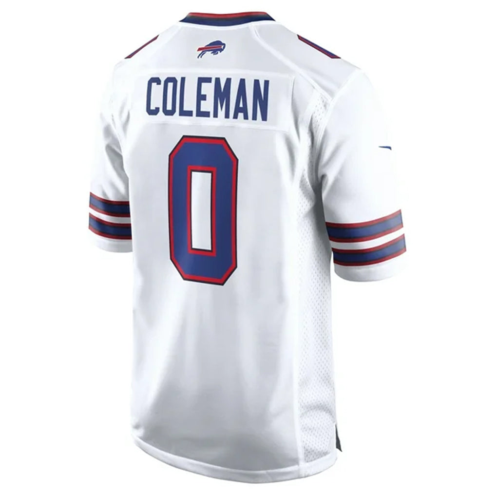 B.Bills #0 Keon Coleman Player White Home Game Odoa Stitched Jerseys