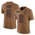 NY.Jets #8 Andre Cisco Player Brown Salute To Service Limited Odoa Stitched Jerseys
