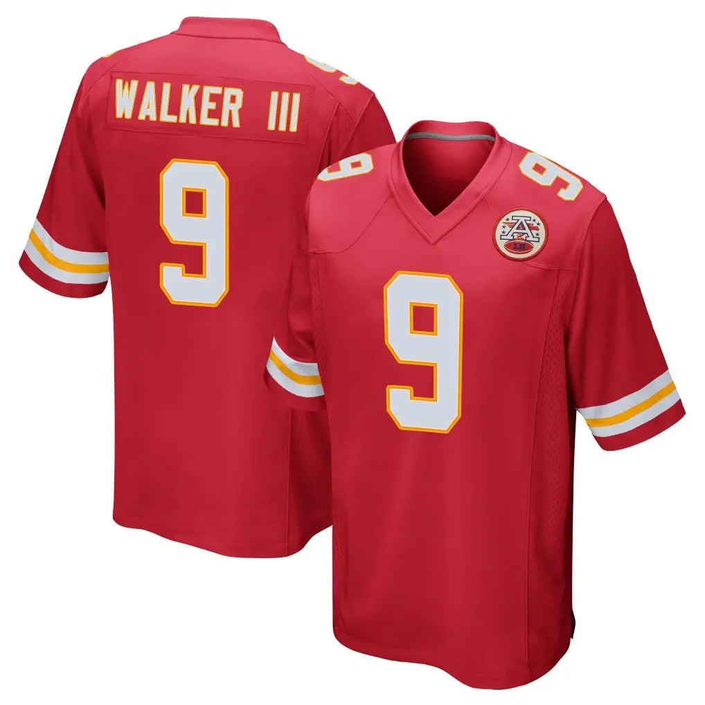 KC.Chiefs #9 Kenneth Walker III Player Red Home Game Odoa Stitched Jerseys