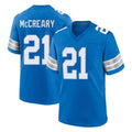 D.Lions #21 Roger McCreary Player Blue Alternate Home Game Odoa Stitched Jerseys