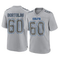IN.Colts #60 Tanor Bortolini Player Gray Atmosphere Fashion Home Game Odoa Stitched Jerseys