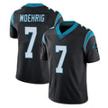 C.Panthers #7 Tre'von Moehrig Player Black Vapor Untouchable Limited Game Odoa Stitched Jerseys