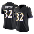 B.Ravens #32 Trenton Simpson Player Black Vapor F.U.S.E. Limited Odoa Stitched Jerseys