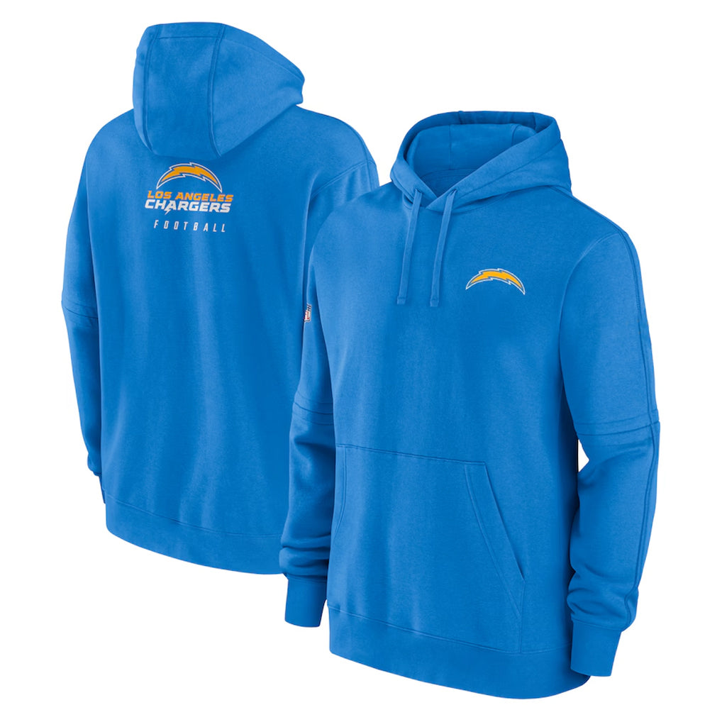 LA.Chargers ## Chargers Blank Player Blue LOGO Pullover Hoodies Home Game Odoa Stitched Jerseys