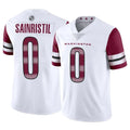 W.Commanders #0 Mike Sainristil Player White Limited Vapor Home Game Odoa Stitched Jerseys