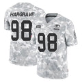 GB.Packers #98 Javon Hargrave Player Arctic Camo Salute To Service Limited Odoa Stitched Jerseys