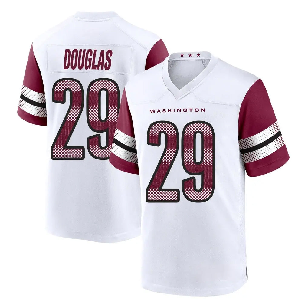 W.Commanders #29 Rasul Douglas Player White Game Home Odoa Stitched Jerseys