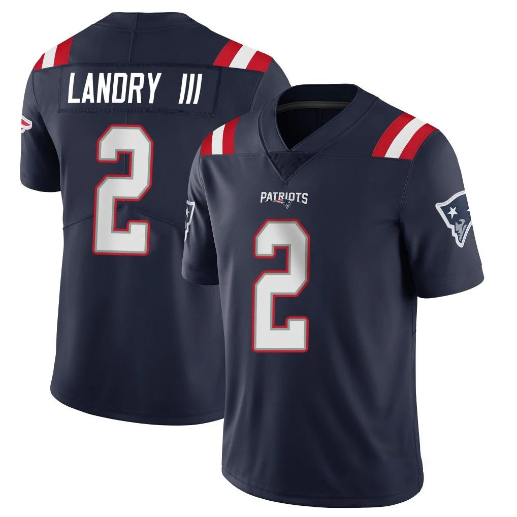 NE.Patriots #2 Harold Landry III Player Navy Vapor Untouchable Home Game Odoa Stitched Jerseys