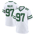 NY.Jets #97 Harrison Phillips Player White Legacy Home Game Odoa Stitched Jerseys