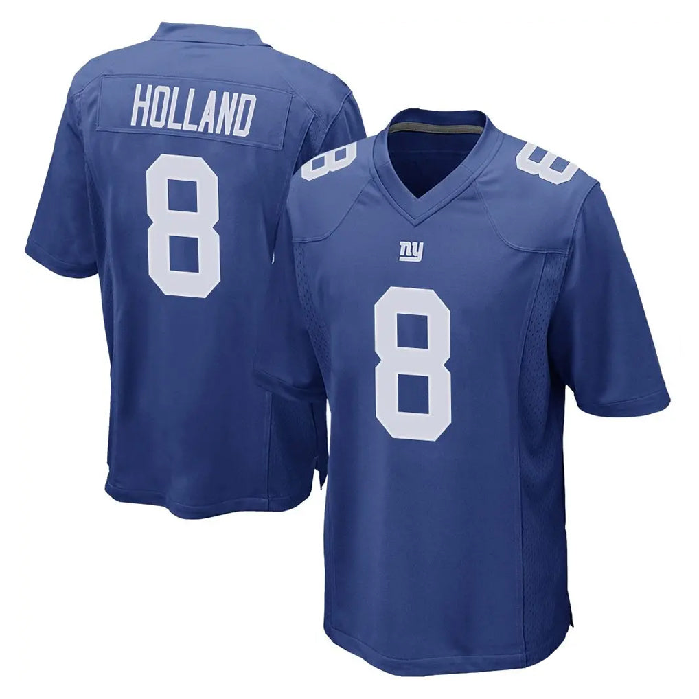 NY.Giants #8 Jevon Holland Player Royal Home Game Odoa Stitched Jerseys