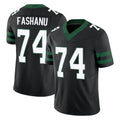 NY.Jets #74 Olu Fashanu Player Black Limited Legacy Vapor F.U.S.E. Home Game Odoa Stitched Jerseys