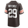 Odoa C.Browns #29 Cameron Mitchell Brown Team Game Jersey